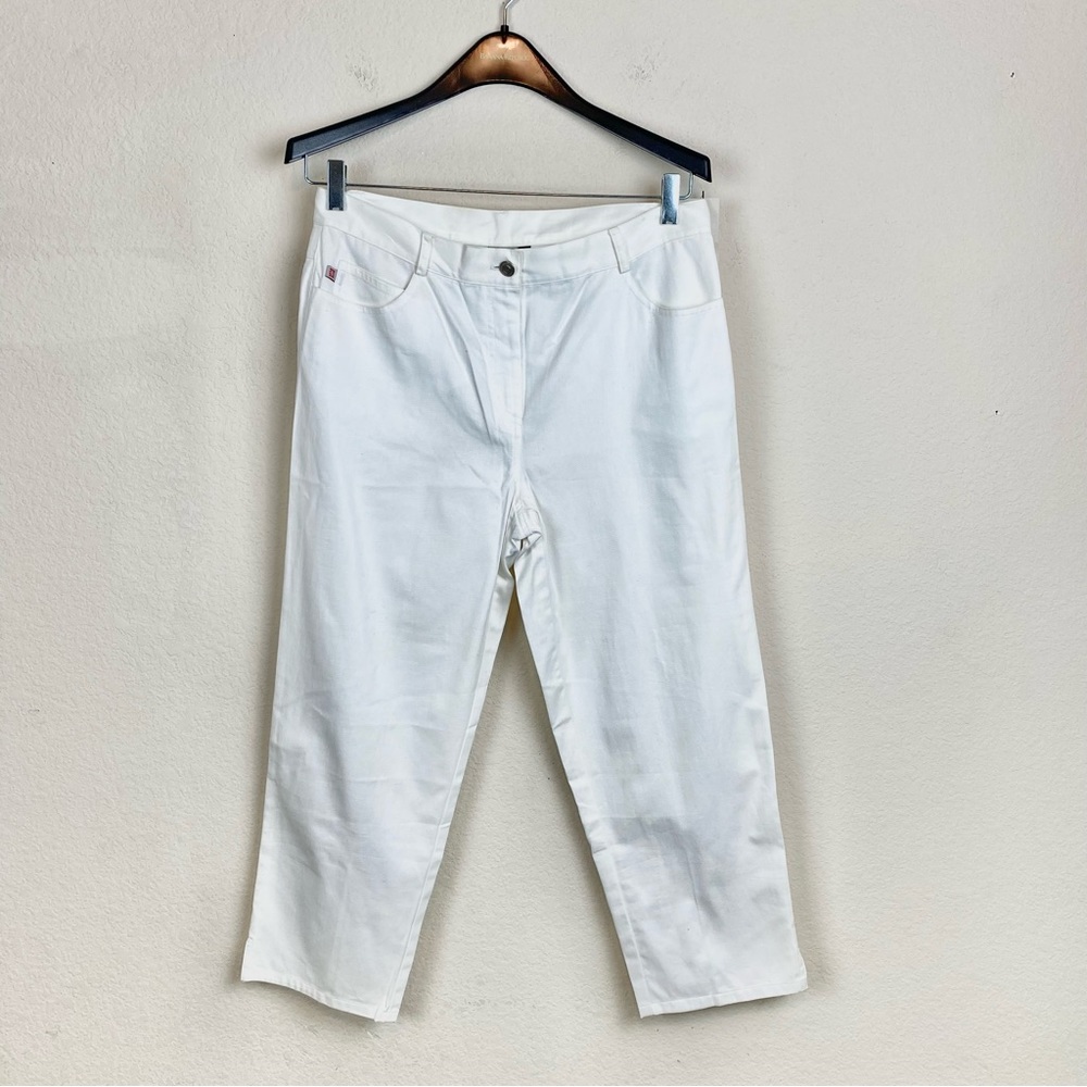 Anne Klein White Capri Pants NWT